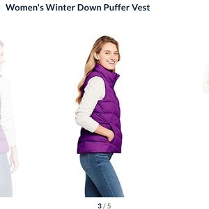 Lands End puffer vest